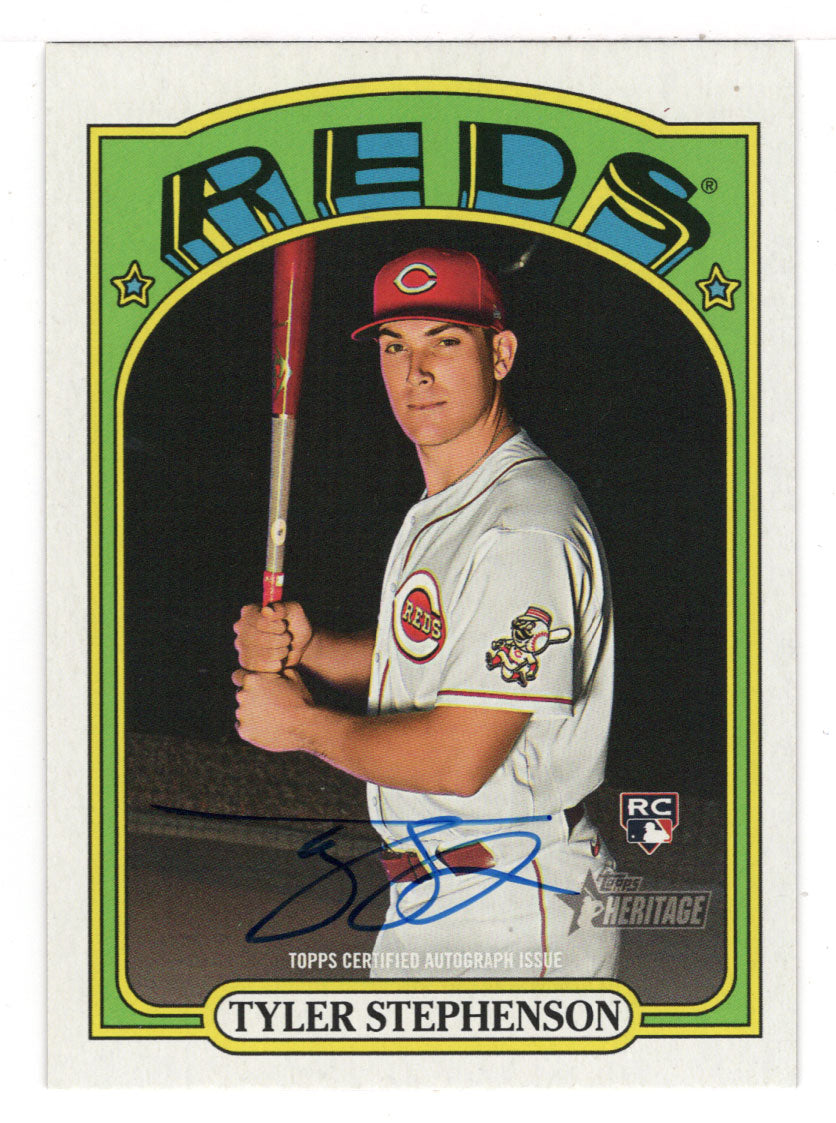 Tyler Stephenson - Cincinnati Reds (MLB Baseball Card) 2021 Topps Heritage - Real One Autographs # ROA-TS Mint
