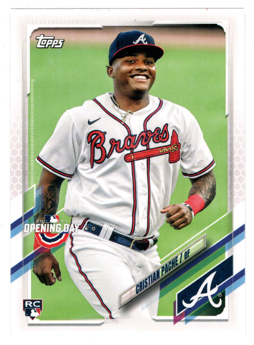 Cristian Pache RC - Atlanta Braves (MLB Baseball Card) 2021 Topps Opening Day # 3 Mint