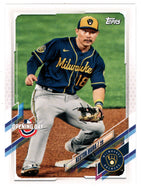 Keston Hiura - Milwaukee Brewers (MLB Baseball Card) 2021 Topps Opening Day # 22 Mint