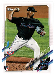 Sixto Sanchez RC - Miami Marlins (MLB Baseball Card) 2021 Topps Opening Day # 24 Mint