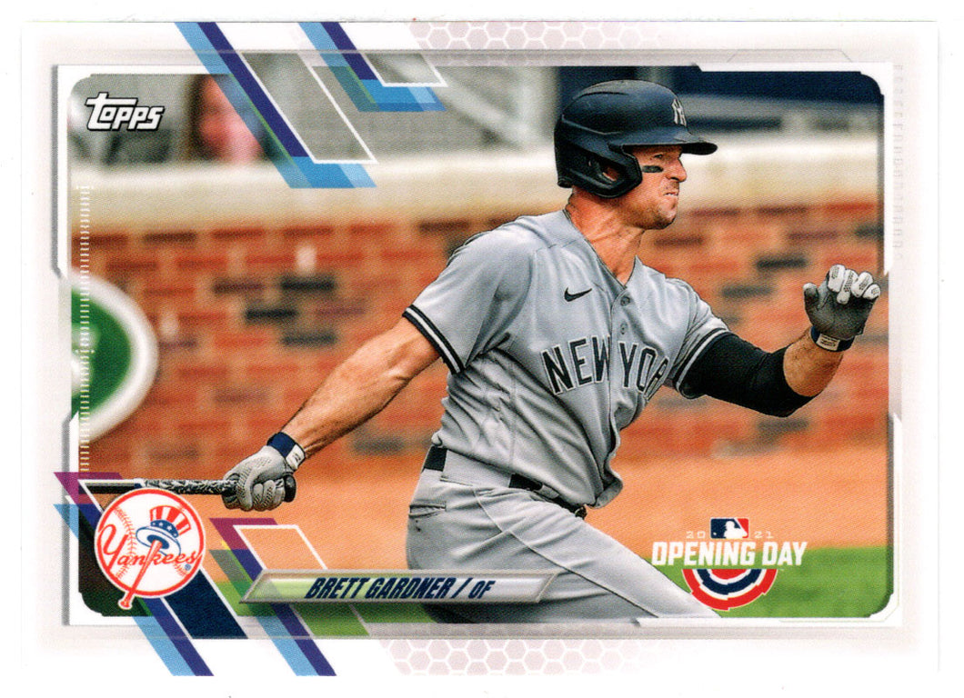 Brett Gardner - New York Yankees (MLB Baseball Card) 2021 Topps Opening Day # 26 Mint