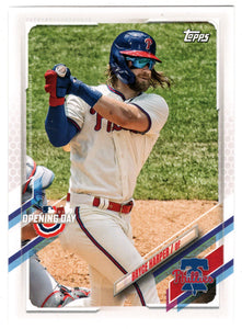 Bryce Harper - Philadelphia Phillies (MLB Baseball Card) 2021 Topps Opening Day # 50 Mint