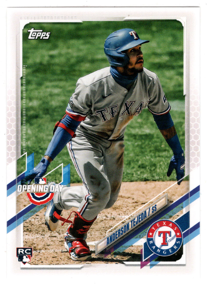 Anderson Tejeda RC - Texas Rangers (MLB Baseball Card) 2021 Topps Opening Day # 54 Mint