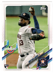 Cristian Javier RC - Houston Astros (MLB Baseball Card) 2021 Topps Opening Day # 77 Mint