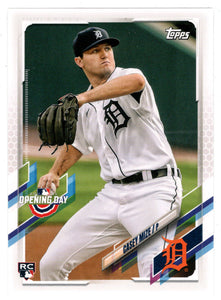 Casey Mize RC - Detroit Tigers (MLB Baseball Card) 2021 Topps Opening Day # 82 Mint