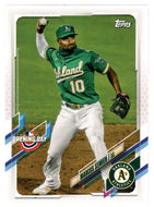 Marcus Semien - Oakland Athletics (MLB Baseball Card) 2021 Topps Opening Day # 87 Mint
