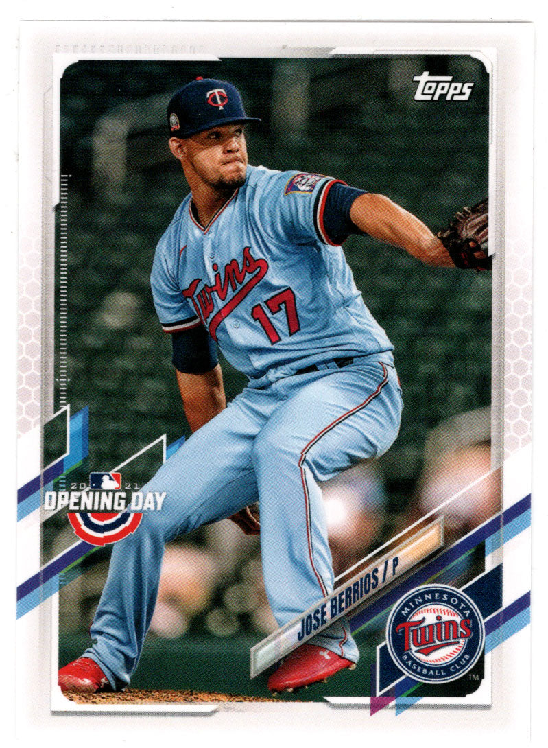 Jose Berrios - Minnesota Twins (MLB Baseball Card) 2021 Topps Opening Day # 104 Mint