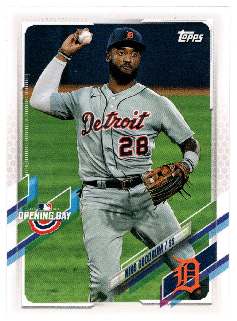 Niko Goodrum - Detroit Tigers (MLB Baseball Card) 2021 Topps Opening Day # 108 Mint