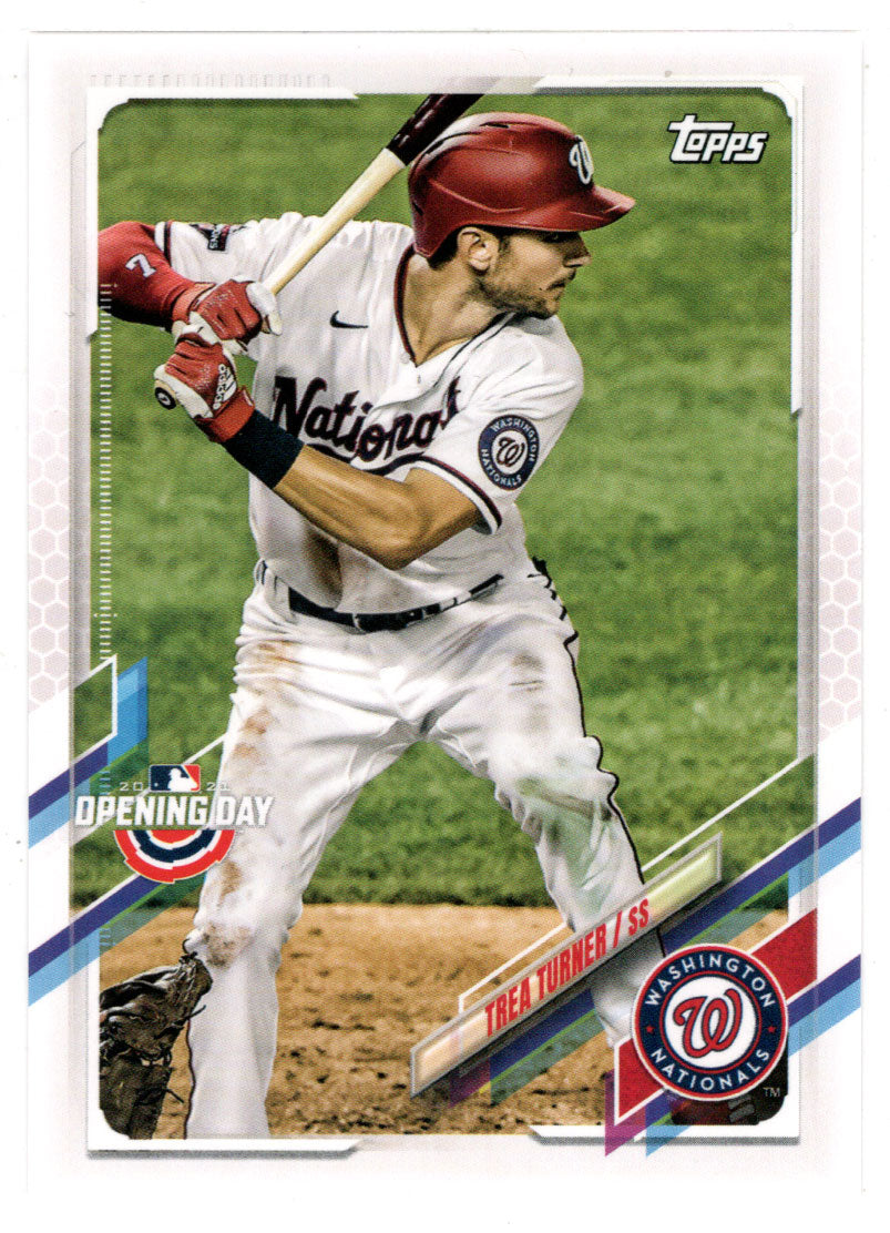 Trea Turner - Washington Nationals (MLB Baseball Card) 2021 Topps Opening Day # 110 Mint