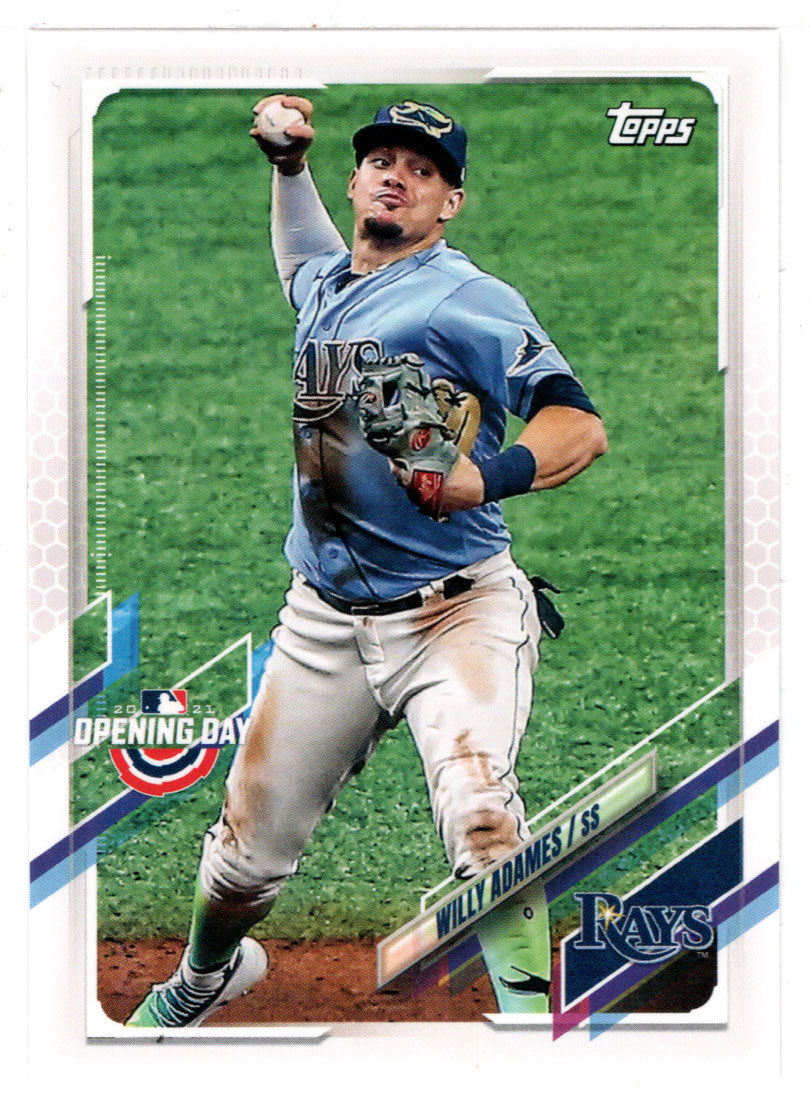 Willy Adames - Tampa Bay Rays (MLB Baseball Card) 2021 Topps Opening Day # 117 Mint