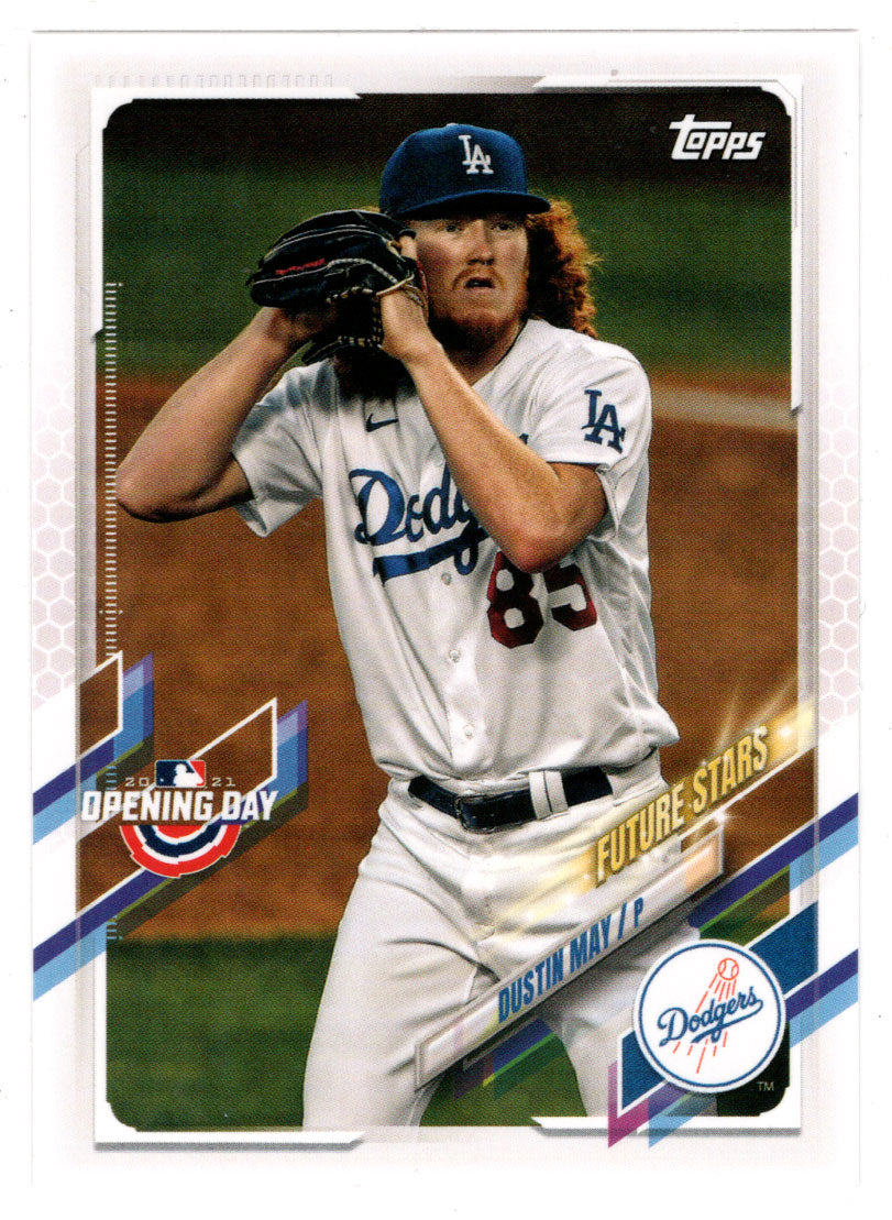 Dustin May - Los Angeles Dodgers (MLB Baseball Card) 2021 Topps Opening Day # 138 Mint