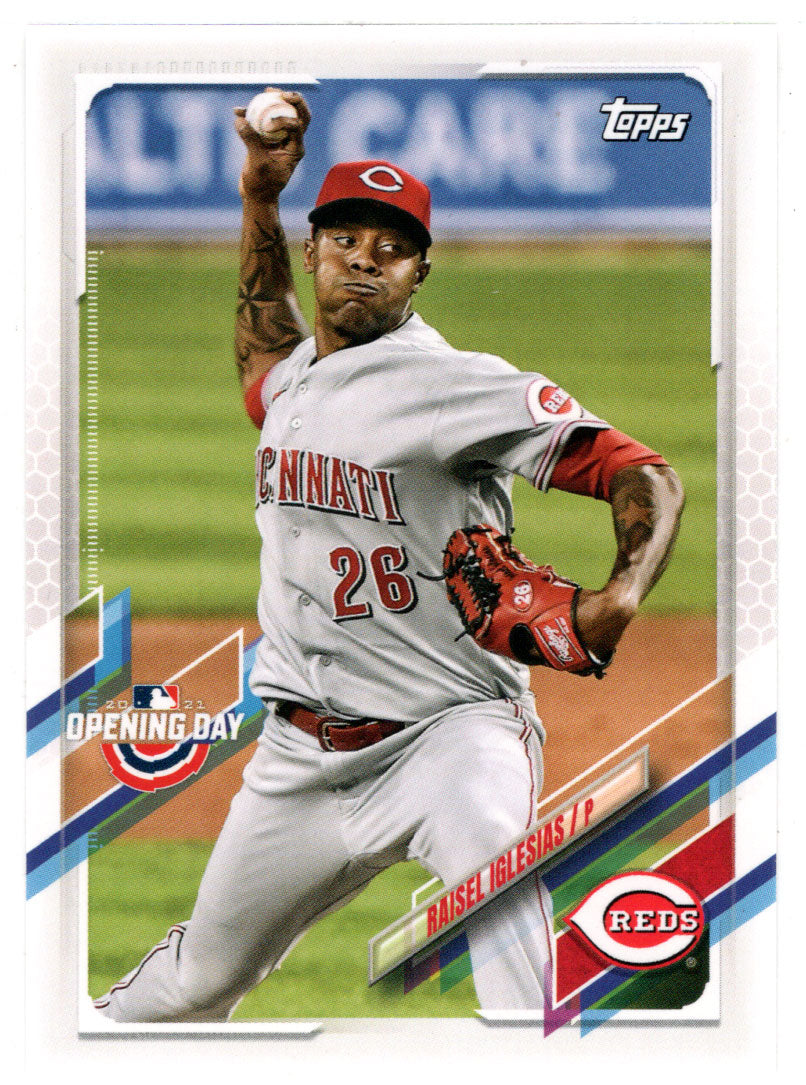 Raisel Iglesias - Cincinnati Reds (MLB Baseball Card) 2021 Topps Opening Day # 151 Mint