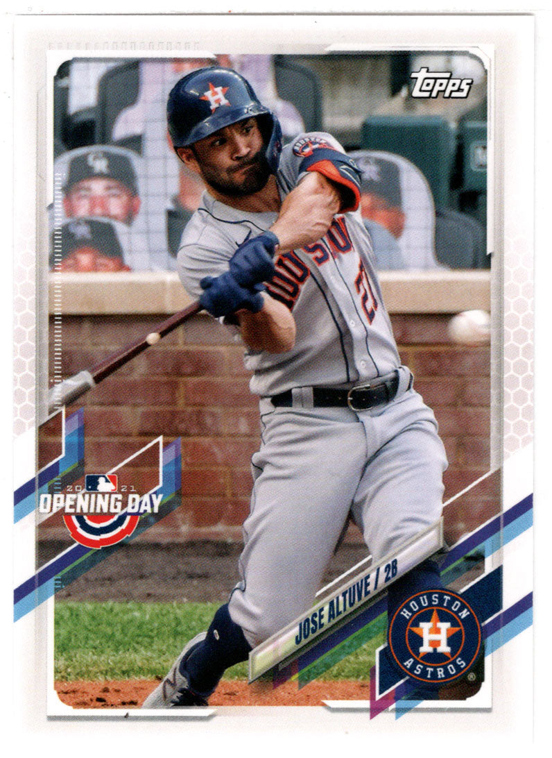 Jose Altuve - Houston Astros (MLB Baseball Card) 2021 Topps Opening Day # 156 Mint