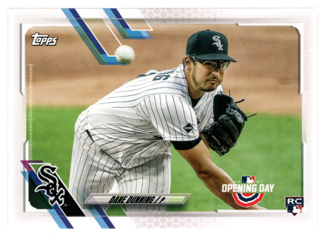 Dane Dunning RC - Chicago White Sox (MLB Baseball Card) 2021 Topps Opening Day # 159 Mint