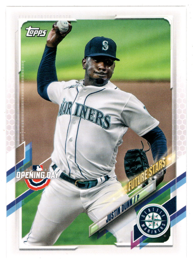 Justin Dunn - Seattle Mariners (MLB Baseball Card) 2021 Topps Opening Day # 172 Mint