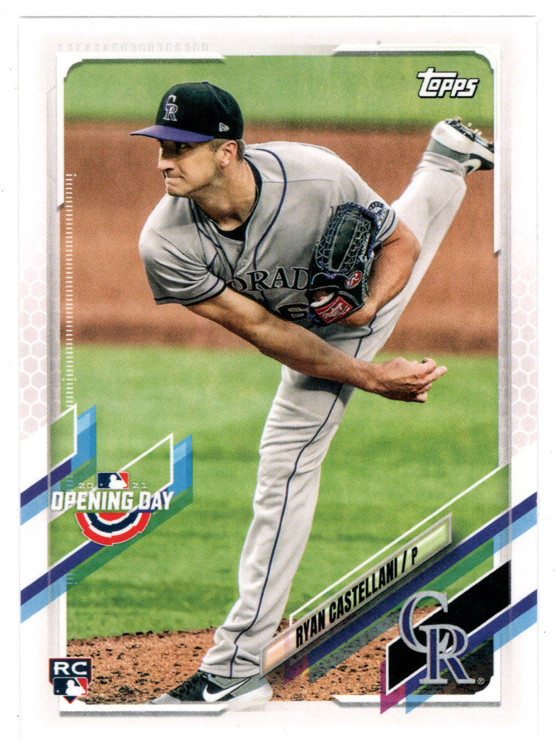 Ryan Castellani RC - Colorado Rockies (MLB Baseball Card) 2021 Topps Opening Day # 175 Mint
