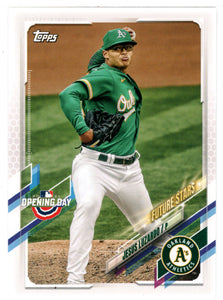 Jesus Luzardo - Oakland Athletics (MLB Baseball Card) 2021 Topps Opening Day # 178 Mint