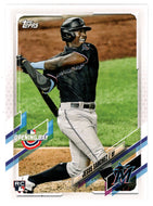Jesus Sanchez RC - Miami Marlins (MLB Baseball Card) 2021 Topps Opening Day # 180 Mint