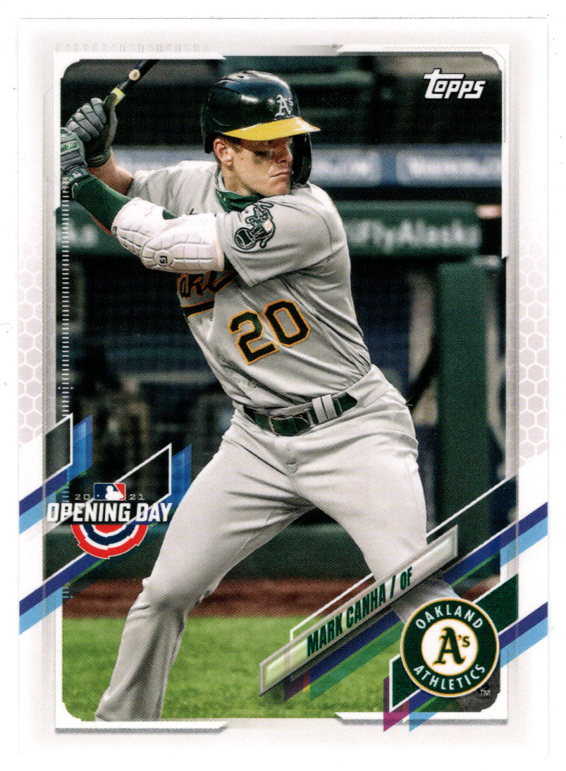 Mark Canha - Oakland Athletics (MLB Baseball Card) 2021 Topps Opening Day # 186 Mint