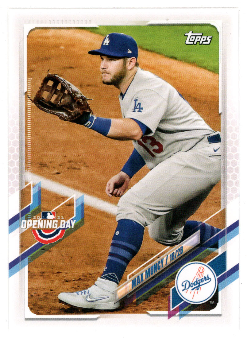 Max Muncy - Los Angeles Dodgers (MLB Baseball Card) 2021 Topps Opening Day # 197 Mint