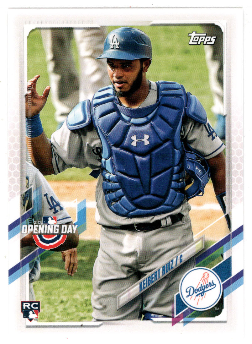 Keibert Ruiz RC - Los Angeles Dodgers (MLB Baseball Card) 2021 Topps Opening Day # 204 Mint