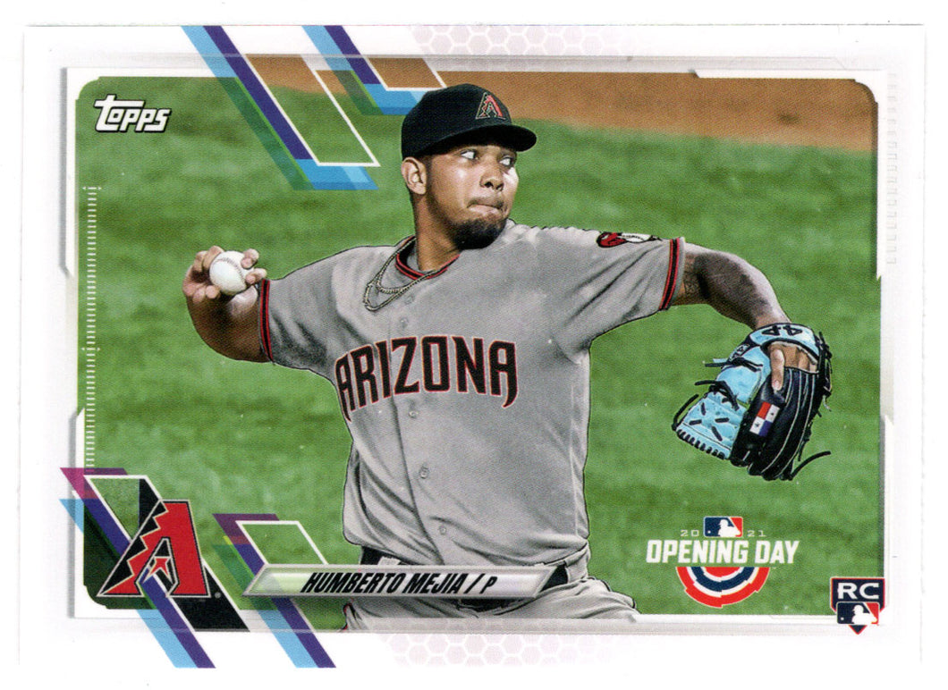 Humberto Mejia RC - Arizona Diamondbacks (MLB Baseball Card) 2021 Topps Opening Day # 214 Mint