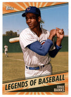 Ernie Banks - Chicago Cubs - Legends of Baseball (MLB Baseball Card) 2021 Topps Opening Day # LOB-4 Mint