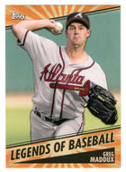 Greg Maddux - Atlanta Braves - Legends of Baseball (MLB Baseball Card) 2021 Topps Opening Day # LOB-9 Mint