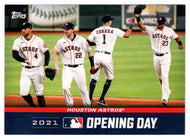 Houston Astros Team (MLB Baseball Card) 2021 Topps Opening Day # OD-12 Mint