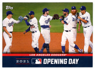 Los Angeles Dodgers Team (MLB Baseball Card) 2021 Topps Opening Day # OD-13 Mint