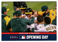 Oakland Athletics Team (MLB Baseball Card) 2021 Topps Opening Day # OD-14 Mint