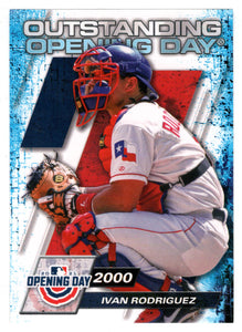 Ivan Rodriguez - Texas Rangers - Outstanding Opening Day (MLB Baseball Card) 2021 Topps Opening Day # OOD-1 Mint