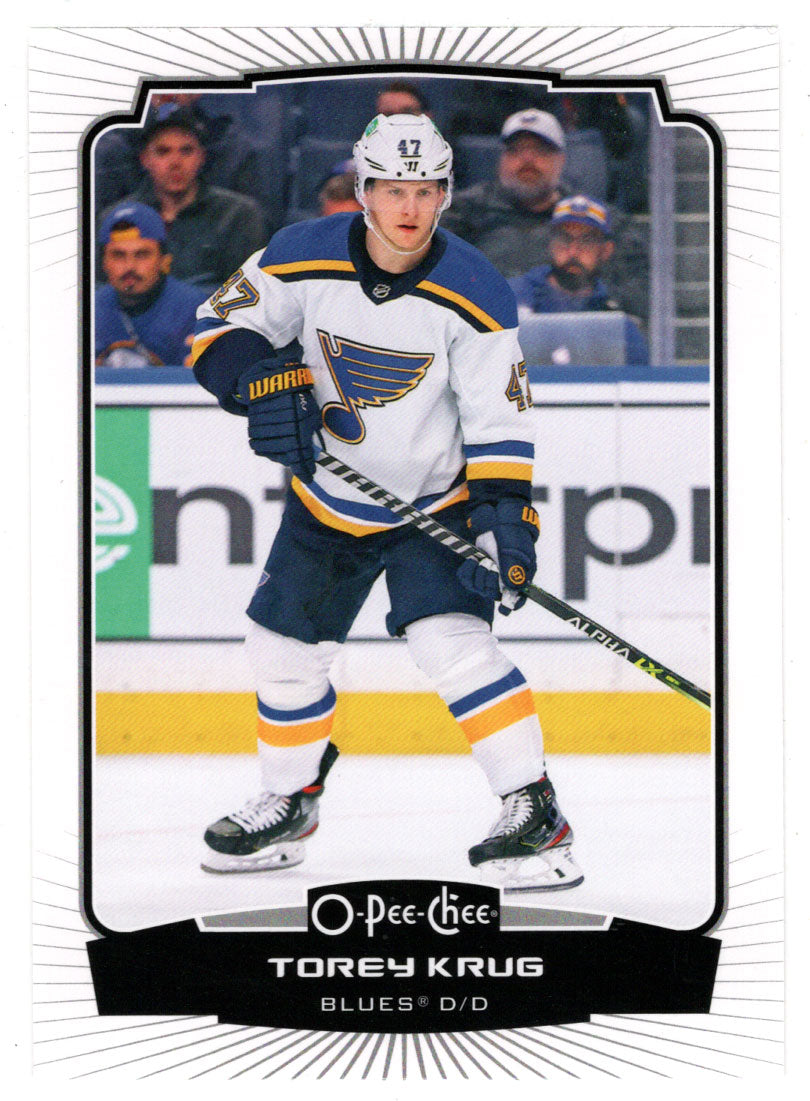 Torey Krug - St. Louis Blues (NHL Hockey Card) 2022-23 O-Pee-Chee # 82 Mint