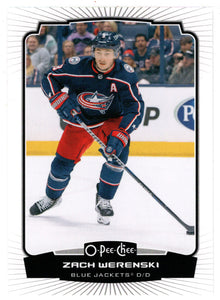 Zach Werenski - Columbus Blue Jackets (NHL Hockey Card) 2022-23 O-Pee-Chee # 90 Mint