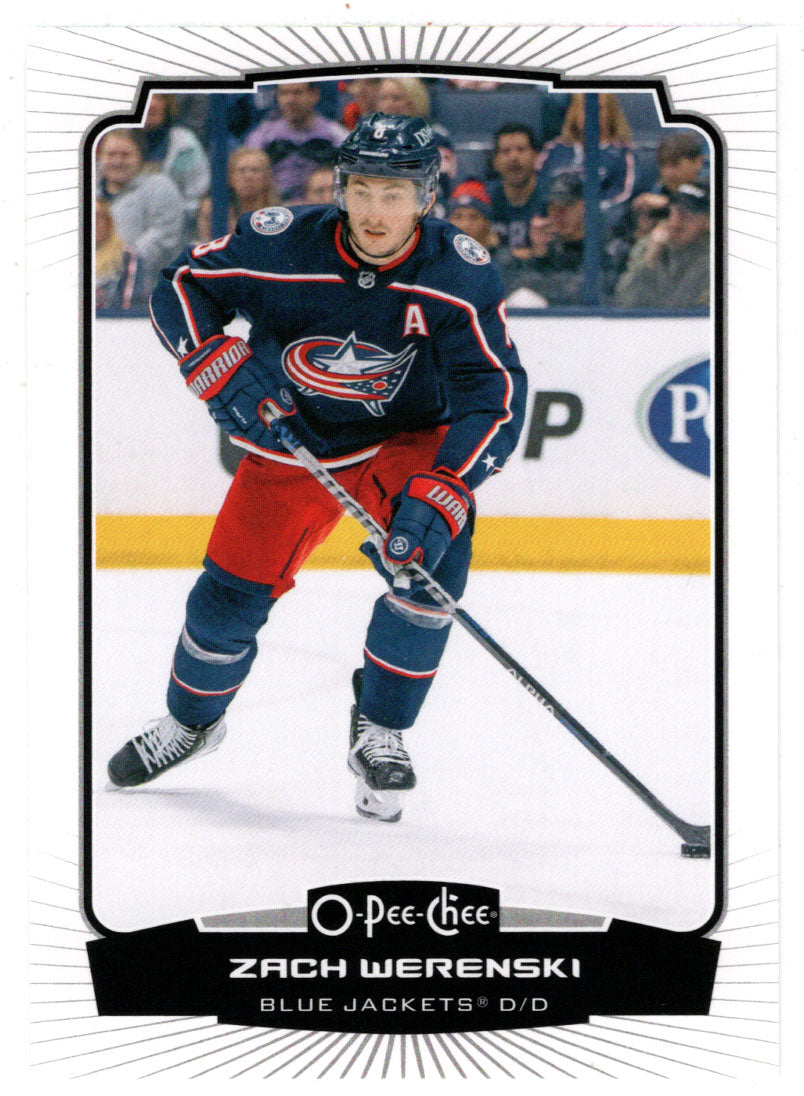 Zach Werenski - Columbus Blue Jackets (NHL Hockey Card) 2022-23 O-Pee-Chee # 90 Mint
