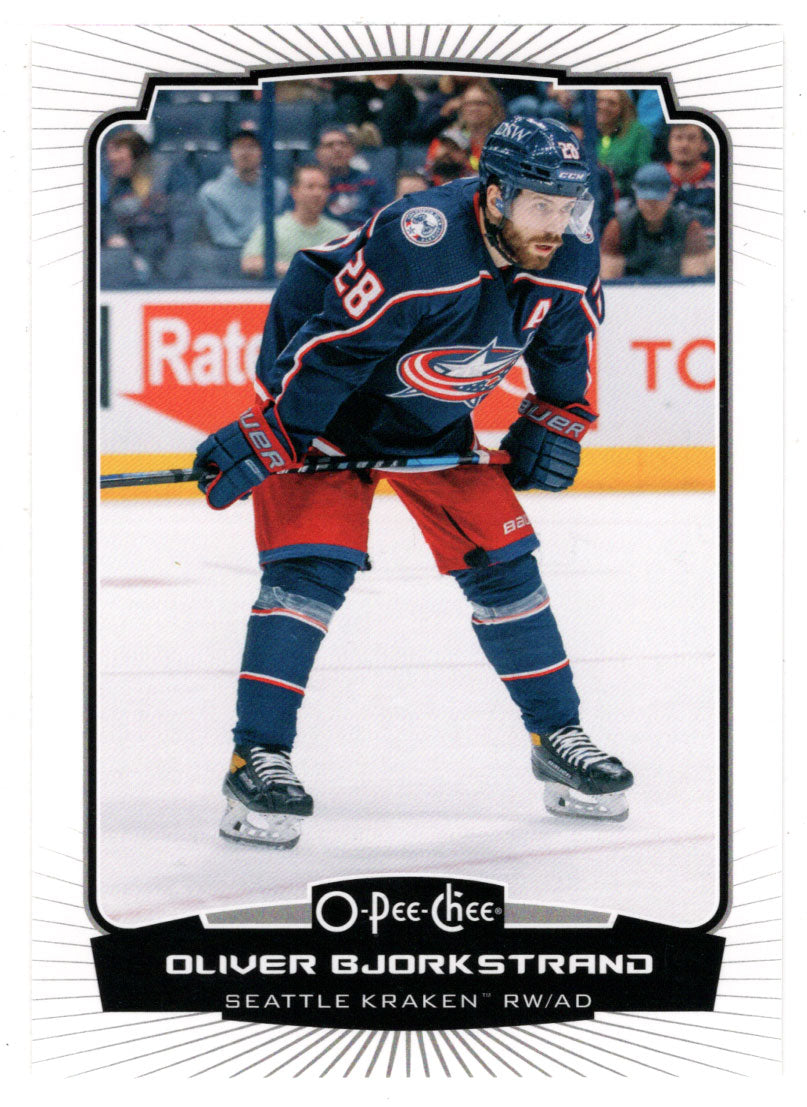 Oliver Bjorkstrand - Seattle Kraken (NHL Hockey Card) 2022-23 O-Pee-Chee # 107 Mint
