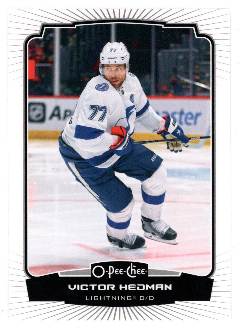 Victor Hedman - Tampa Bay Lightning (NHL Hockey Card) 2022-23 O-Pee-Chee # 134 Mint