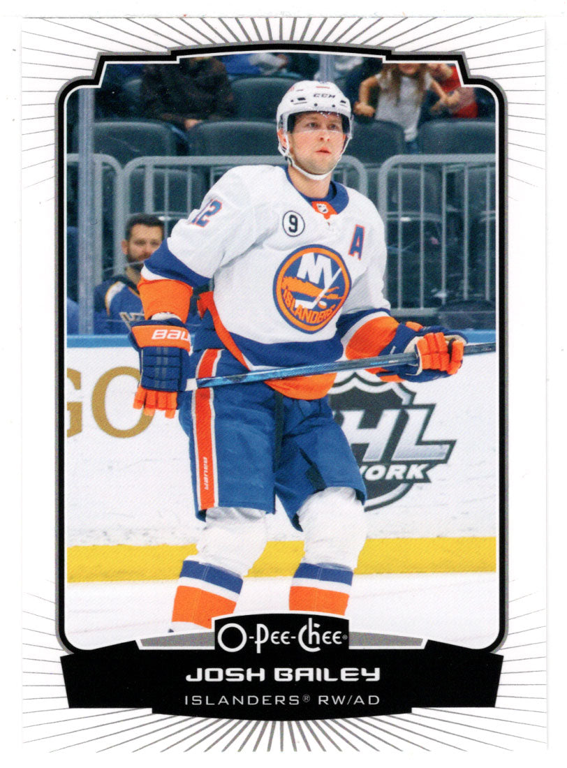 Josh Bailey - New York Islanders (NHL Hockey Card) 2022-23 O-Pee-Chee # 255 Mint