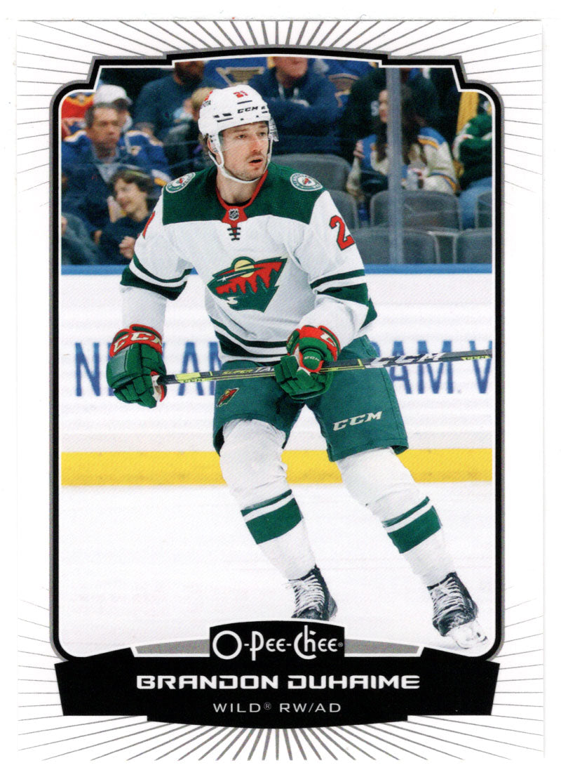 Brandon Duhaime - Minnesota Wild (NHL Hockey Card) 2022-23 O-Pee-Chee # 283 Mint