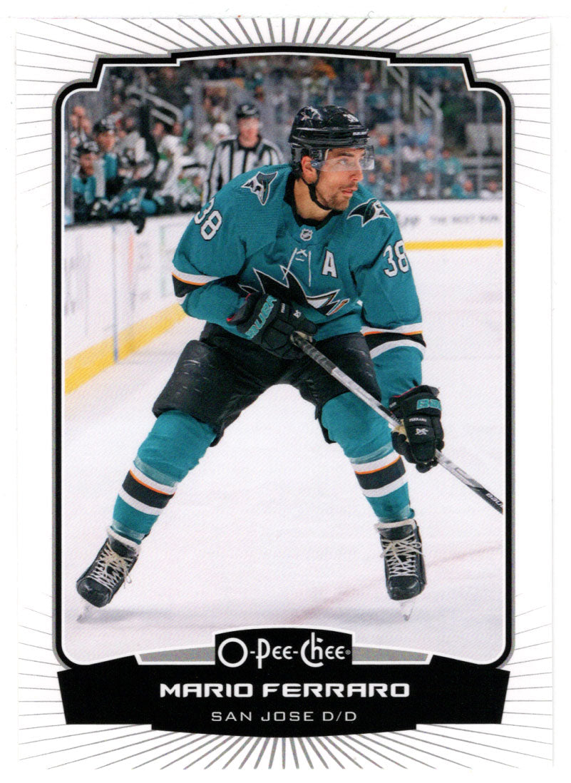 Mario Ferraro - San Jose Sharks (NHL Hockey Card) 2022-23 O-Pee-Chee # 302 Mint