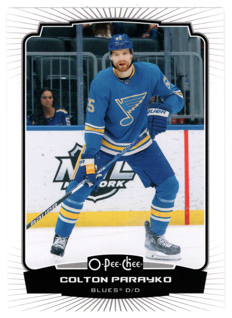 Colton Parayko - St. Louis Blues (NHL Hockey Card) 2022-23 O-Pee-Chee # 320 Mint