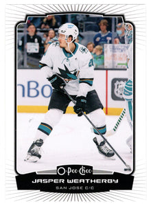 Jasper Weatherby - San Jose Sharks (NHL Hockey Card) 2022-23 O-Pee-Chee # 323 Mint