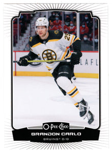 Brandon Carlo - Boston Bruins (NHL Hockey Card) 2022-23 O-Pee-Chee # 335 Mint