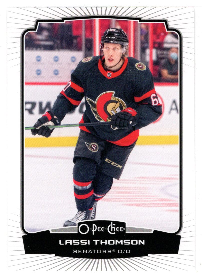 Lassi Thomson - Ottawa Senators (NHL Hockey Card) 2022-23 O-Pee-Chee # 454 Mint