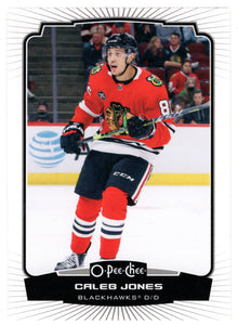 Caleb Jones - Chicago Blackhawks (NHL Hockey Card) 2022-23 O-Pee-Chee # 458 Mint