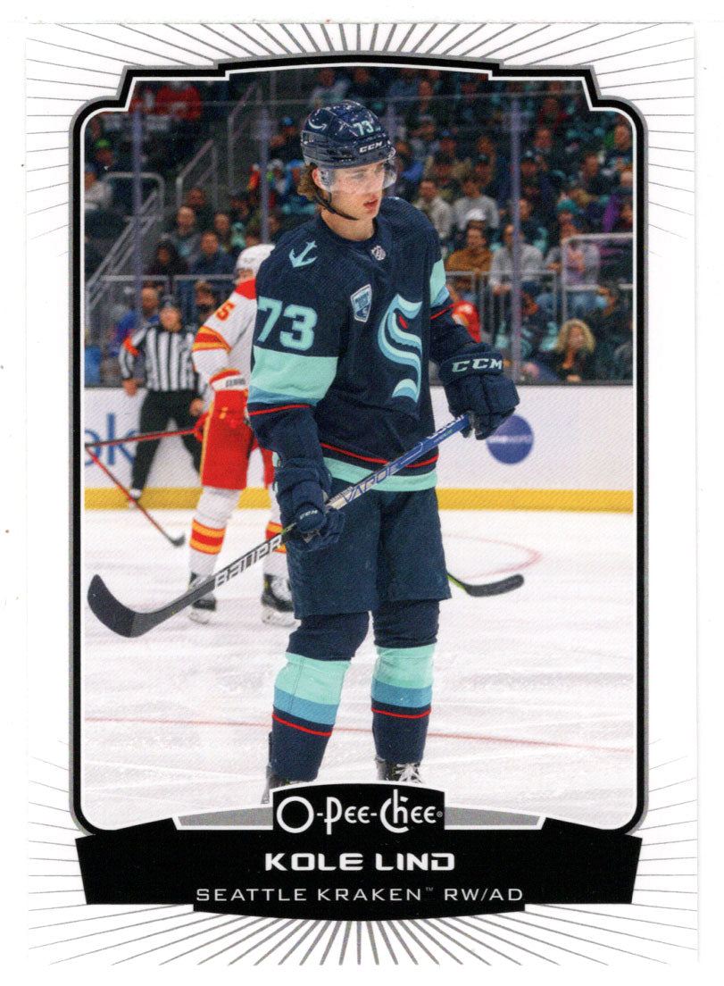 Kole Lind - Seattle Kraken (NHL Hockey Card) 2022-23 O-Pee-Chee # 468 Mint