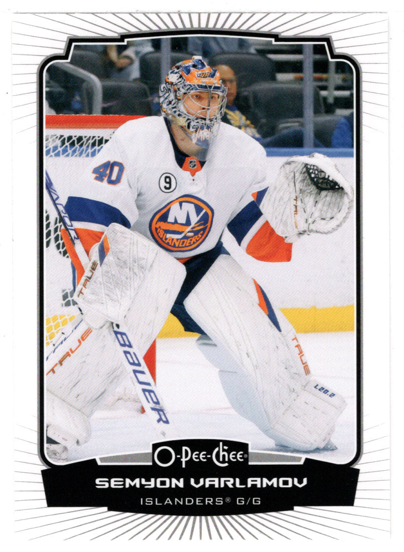 Semyon Varlamov - New York Islanders (NHL Hockey Card) 2022-23 O-Pee-Chee # 484 Mint