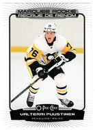 Valtteri Puustinen RC - Pittsburgh Penguins - Marquee Rookie (NHL Hockey Card) 2022-23 O-Pee-Chee # 589 Mint