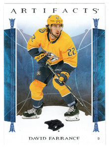 David Farrance - Nashville Predators (NHL Hockey Card) 2022-23 Upper Deck Artifacts # 24 Mint