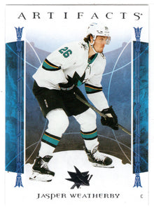 Jasper Weatherby - San Jose Sharks (NHL Hockey Card) 2022-23 Upper Deck Artifacts # 50 Mint